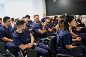 Συνάντηση του Άρη με τους φοιτητές φυσιοθεραπευτές του πανεπιστημίου Frederick