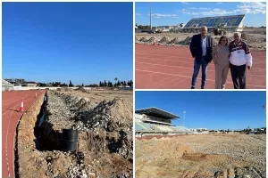 Τα έργα στο "Τάσος Μάρκου" (Φώτος)
