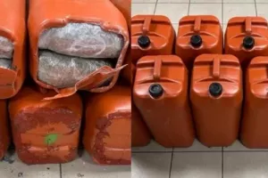  Έκρυψαν 53 κιλά χασίς μέσα σε πλαστικά μπιτόνια - Η αστυνομία τους ανακάλυψε και τους συνέλαβε