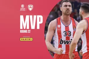 Euroleague: MVP της αγωνιστικής ο κυρίαρχος Μιλουτίνοφ