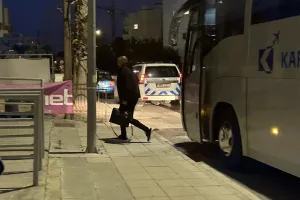 Φώτος Kerkida/Άφιξη αποστολής της ΑΕΚ