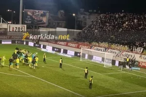 (ΒΙΝΤΕΟ Kerkida) Το πανηγυρικό σκηνικό μπροστά στο πέταλο και... Κύπελλο στην κεντρική!
