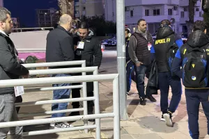 Η άφιξη του ΑΠΟΕΛ (Φώτος Kerkida)