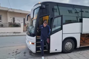 (Φώτος Kerkida) Άφιξη αποστολής ΑΕΖ 