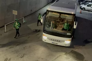 Η άφιξη της Ομόνοιας στο ΓΣΠ (Φώτος Kerkida)