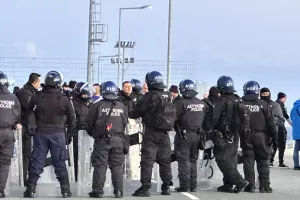 Αυξημένη αστυνομική δύναμη (Φώτος)