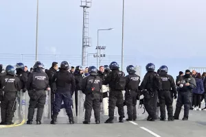 Αυξημένη αστυνομική δύναμη (Φώτος)