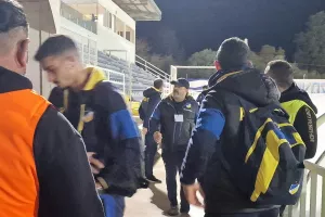 H άφιξη του ΑΠΟΕΛ (φώτος)