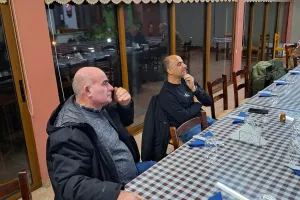 Φωτορεπορτάζ από το κόψιμο Βασιλόπιττας του Συνδέσμου Παρατηρητών Διαιτησίας