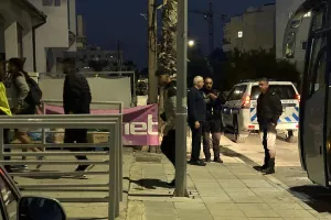 Φώτος Kerkida/Άφιξη αποστολής της ΑΕΚ