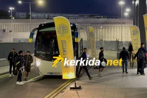 Η άφιξη της ΑΕΛ (φώτος kerkida)