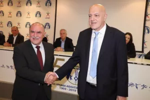 Επίσημη παράδοση καθηκόντων στον νέο Πρόεδρο του ΚΟΑ Γιάννη Ιωάννου (Φώτος)
