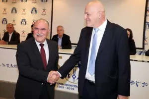 Επίσημη παράδοση καθηκόντων στον νέο Πρόεδρο του ΚΟΑ Γιάννη Ιωάννου (Φώτος)