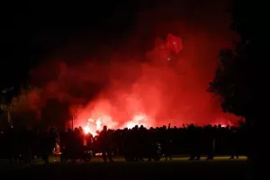 Η πορεία κατά της κάρτας φιλάθλου (Φώτος)