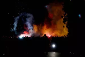 Η πορεία κατά της κάρτας φιλάθλου (Φώτος)
