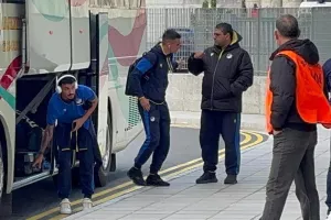 Η άφιξη του ΑΠΟΕΛ (Φώτος)
