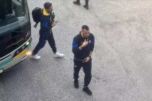 Η άφιξη του ΑΠΟΕΛ (Φώτος)