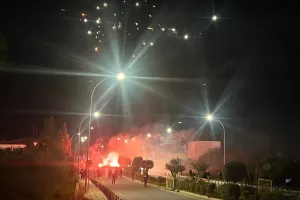 Η πορεία κατά της κάρτας φιλάθλου (Φώτος)