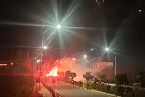 Η πορεία κατά της κάρτας φιλάθλου (Φώτος)
