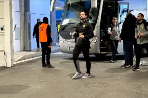 Η άφιξη της ΑΕΚ (Φώτος)