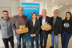 Παρών ο ΚΟΑ στην κοπή της βασιλόπιτας του ΑΓΟ Λάρνακας