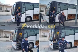 (Φώτος Kerkida) Άφιξη αποστολής ΑΕΖ 