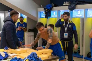 Οι ξέφρενοι πανηγυρισμοί μετά τη νίκη επί του Άρη