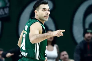 Χωρίς τον Σλούκα πέταξε ο Παναθηναϊκός AKTOR για το Κάουνας