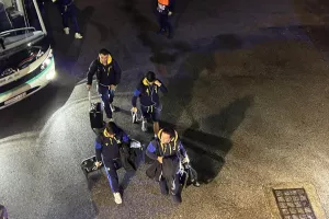 Άφιξη αποστολής ΑΠΟΕΛ (Φωτορεπορτάζ Kerkida)