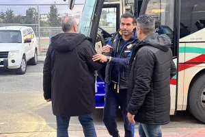 Η άφιξη του ΑΠΟΕΛ (Φώτος)