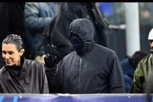 Πήγε να δει Ίντερ με... κυριολεκτικό full face o Κάνιε Γουέστ!