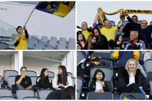 (Φώτος) Συνταξιούχοι και γυναικόπαιδα στο ΑΕΛ-ΑΕΖ