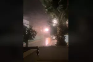 (ΒΙΝΤΕΟ) Η στιγμή που χτυπά ο ανεμοστρόβιλος στη Λεμεσό 