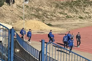 Η άφιξη του Εθνικού Άχνας (Φώτο Kerkida)