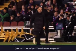 "Χτυπιόταν" και έβριζε στον πάγκο ο Τσάβι