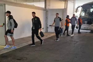 Η άφιξη της ΑΕΚ (Φώτος)