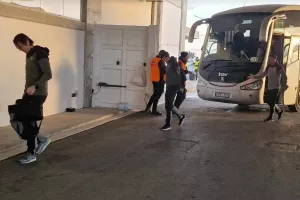 Η άφιξη της ΑΕΚ (Φώτος)