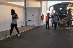 Η άφιξη της ΑΕΚ (Φώτος)