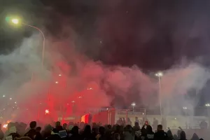 Οι Απολλωνίστες... στα κάγκελα και αποθέωση στους παίκτες! (Φώτος/Βίντεο Kerkida)