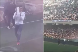 "Κάηκε" το Σαλέρνο στην υποδοχή του Μανωλά! (Βίντεο)