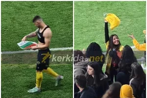 Μίντσεφ - Οπαδός/ Αντάλλαξαν... σημαία με φανέλα! 