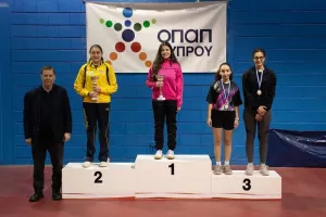 Tελικοί των παγκύπριων ατομικών πρωταθλημάτων U21 στην επιτραπέζια αντισφαίριση
