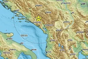 Ισχυρός σεισμός στο Μαυροβούνιο