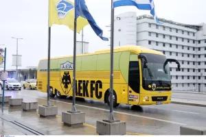 Πέταξε για Κύπρο η ΑΕΚ (φώτος)