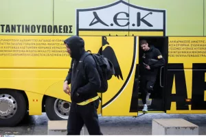 Πέταξε για Κύπρο η ΑΕΚ (φώτος)