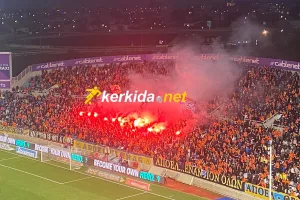 (ΒΙΝΤΕΟ Kerkida) Καυτή ατμόσφαιρα και "Θρύλος ολέ..."