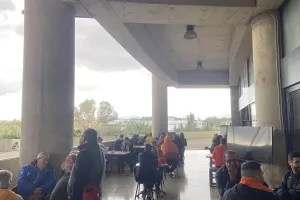 Από νωρίς στο ΓΣΠ οι ΑΠΟΕΛίστες (φώτος kerkida)