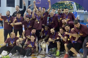 (ΒΙΝΤΕΟ/Φώτος kerkida) Η απονομή του Κυπέλλου στον Κεραυνό!
