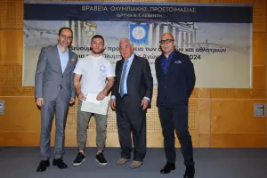Η Κυπριακή Ολυμπιακή Επιτροπή στην Τελετή Απονομής Βραβείων Ολυμπιακής Προετοιμασίας Ιδρύματος Α.Γ. Λεβέντη 
