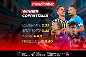 Copa Italia Winner: Μάχη στήθος με στήθος για τον τίτλο – Καταπληκτικές αποδόσεις μόνο στην Meridianbet!